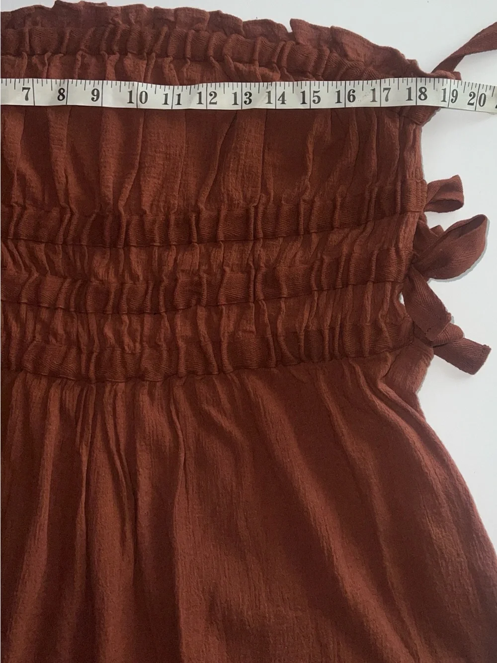 Free People x Jens Pirate Booty Fleetwood Gauzy Tunic Large Brown